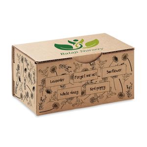 FLOWERS Complete Flower Growing Kit with 5 Seed Varieties