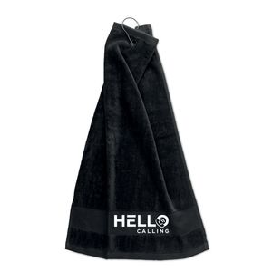 HITOWGO Cotton golf towel with hanger