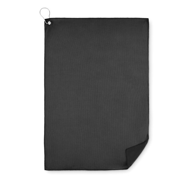 TOWGO RPET Eco-Friendly RPET Golf Towel with Hook Clip - GiftRetail MO6526