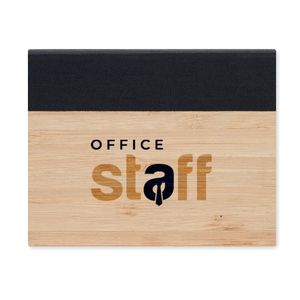 VISIONBAM Eco-Friendly Bamboo Sticky Note Memo Pad Set