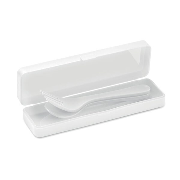 RIGATA Eco-Friendly Portable Reusable Cutlery Set with Case - GiftRetail MO6661