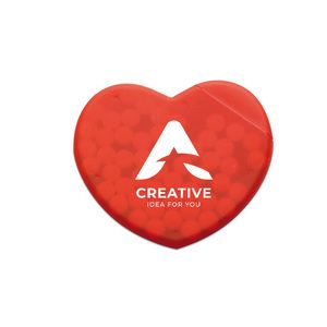 Heart Shaped Peppermint Box Dispenser - 12g