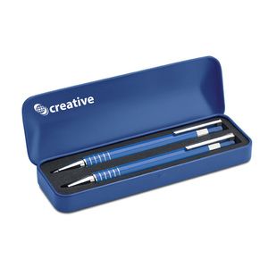 ALUCOLOR Balpenset met metalen etui