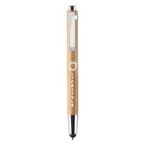 BYRON Bamboe balpen met touch tip