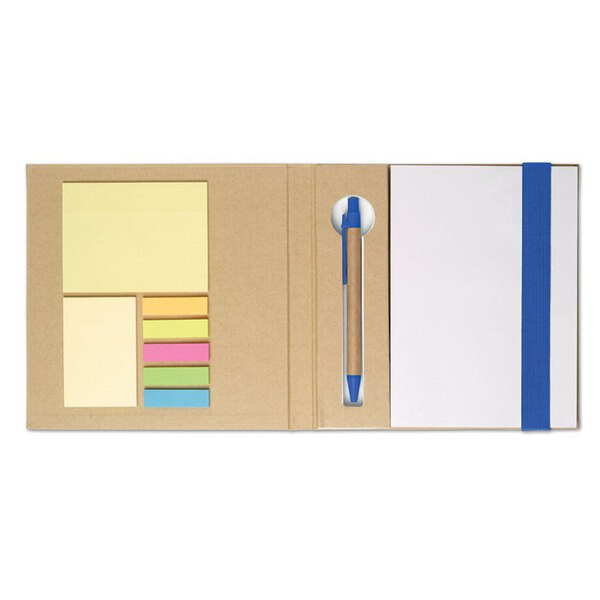 QUINCY Milieuvriendelijke Notitieboek Set met Pen - GiftRetail MO8183