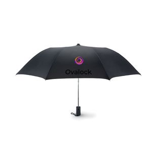 HAARLEM Compact 21-Inch Auto Open Foldable Umbrella