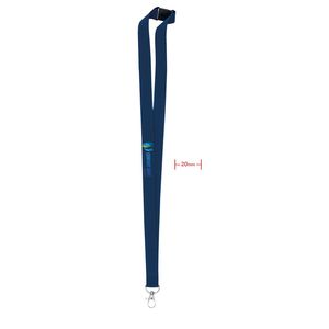 PANY Veiligheidslanyard met Metaalhaak en Breeksluiting 20mm - GiftRetail MO9354
