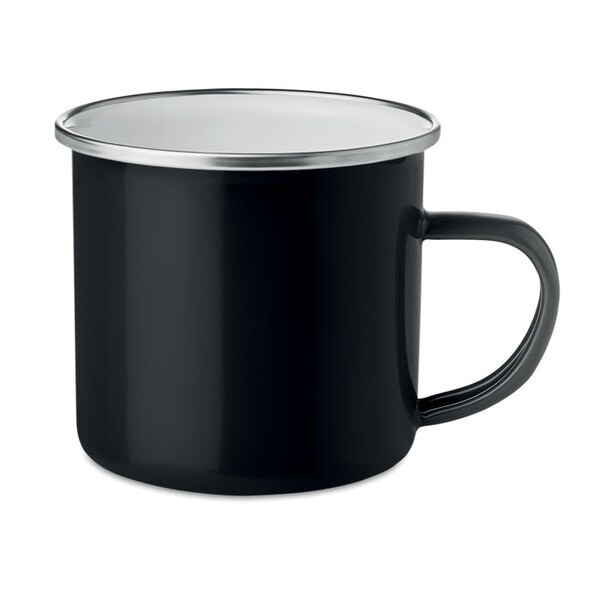 PLATEADO Metalen mok  emaille coating - GiftRetail MO9756