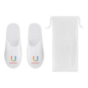 FLIP FLAP Hotelslippers in pouch - GiftRetail MO9782