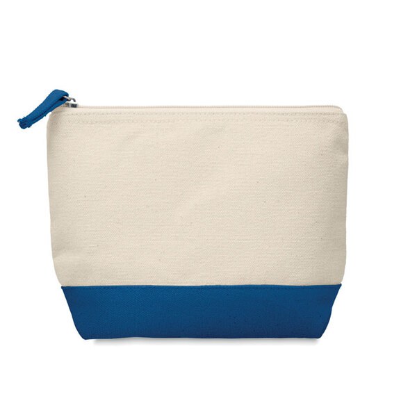 KLEUREN 2-Kleurige katoenen toilettas - GiftRetail MO9815