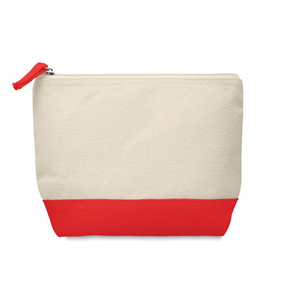 KLEUREN 2-Kleurige katoenen toilettas - GiftRetail MO9815