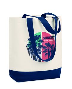 KLEUREN BAG Canvas strandtas 280 g/m² - GiftRetail MO9816