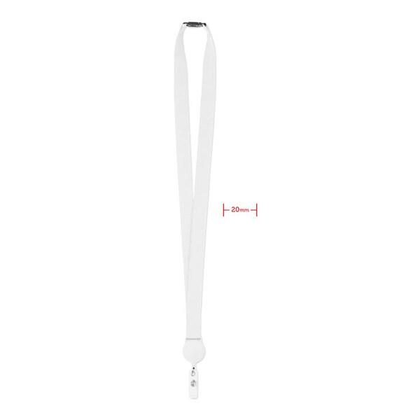 ZIP LANYARD Sleutelkoord met badgehouder - GiftRetail MO9852