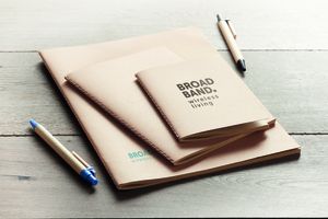 MINI PAPER BOOK A6 schrift met karton omslag