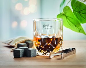 INVERNESS Luxe whiskey set in bamboe box