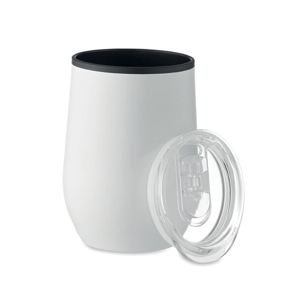 CHIN CHAN Premium Double Wall Stainless Steel Travel Cup 350ml - GiftRetail MO6700