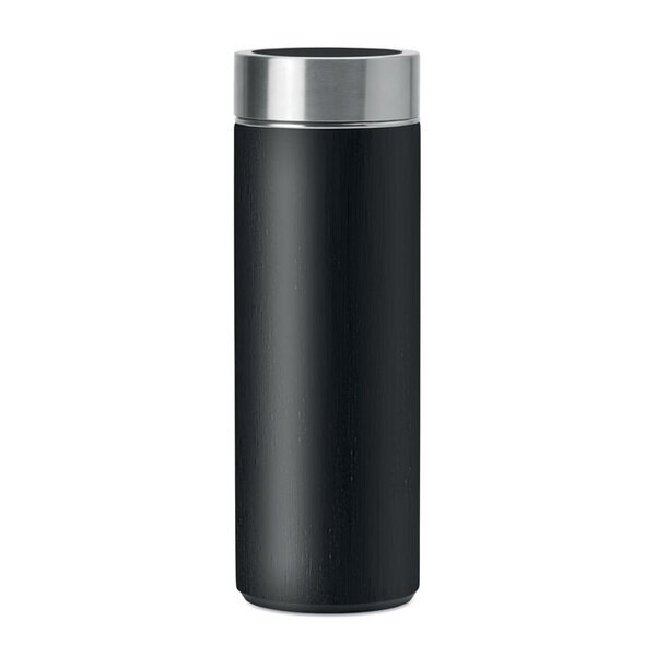 BATUMI Dubbelwandige bamboe fles 400mlMO9421-40 - GiftRetail MO9421