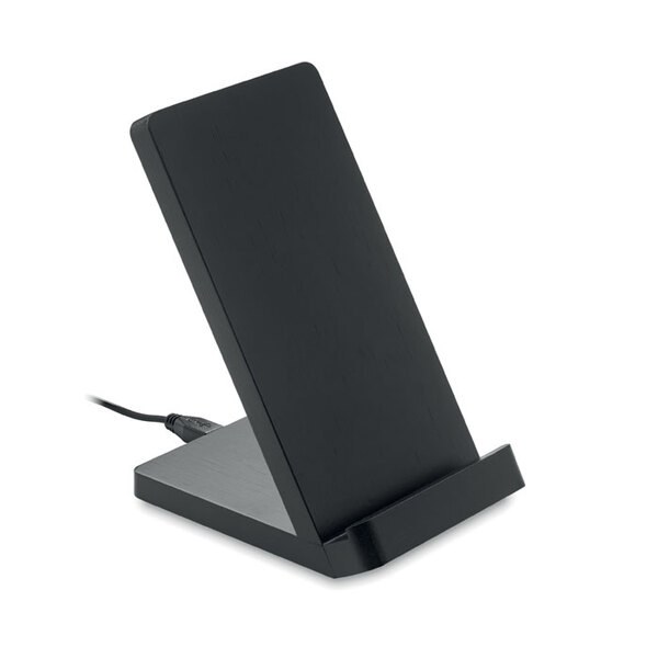 WIRESTAND Draadloze oplader van bamboe - GiftRetail MO9692