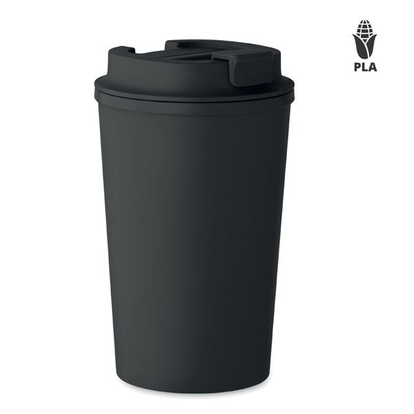 BEIBAKU PLA dubbelwandige beker 350ml - GiftRetail MO2310