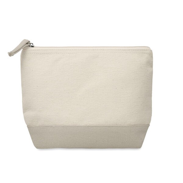 KLEUREN 2-Kleurige katoenen toilettas - GiftRetail MO9815