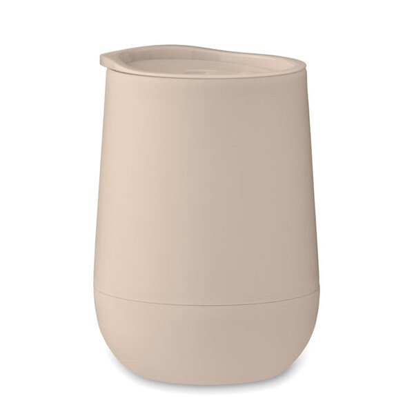 GO PP dubbelwandige beker 300ml - GiftRetail MO2444