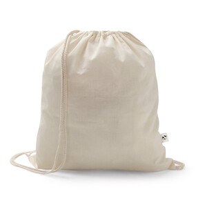 Drawstring bag in recycled cotton (70%) and polyester (30% rPET) (150 g/m²) - Egotier 92392