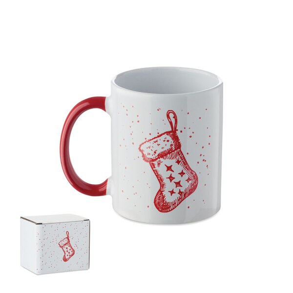 FESTIMUG Keramische kerst mok 300ml - GiftRetail CX1571