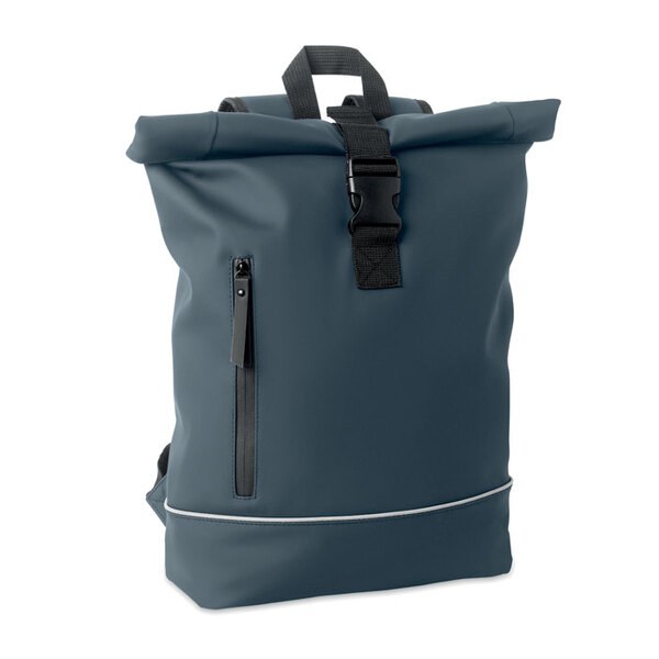 LAPTOSA Laptop 15" roll top PU backpack - GiftRetail MO2581