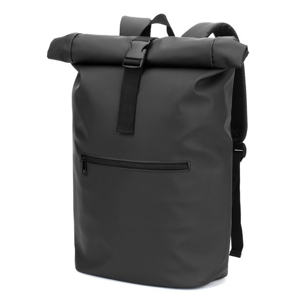 The PU roll top backpack with a 16" laptop pocket - Egotier 92534