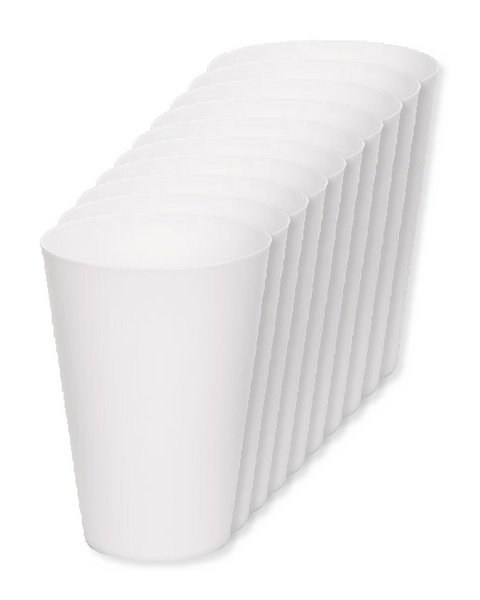 Pack of 100 GiftRetail MO6375 - FESTA LARGE - Eco-friendly and Reusable 300ml - Festival/Party Cup