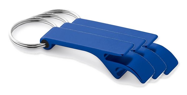 Pak van 3 Egotier 93151 - Aluminium sleutelhanger met capsule-opener