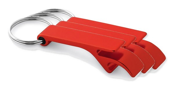 Pak van 30 Egotier 93151 - Aluminium sleutelhanger met capsule-opener