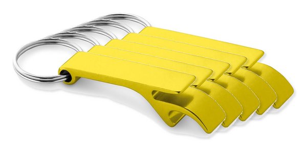 Pak van 50 Egotier 93151 - Aluminium sleutelhanger met capsule-opener