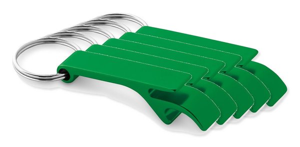 Pak van 50 Egotier 93151 - Aluminium sleutelhanger met capsule-opener
