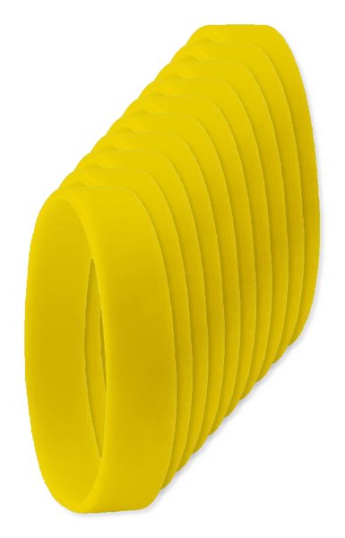 Pak van 100 GiftRetail MO8913 - EVENT Siliconen armband