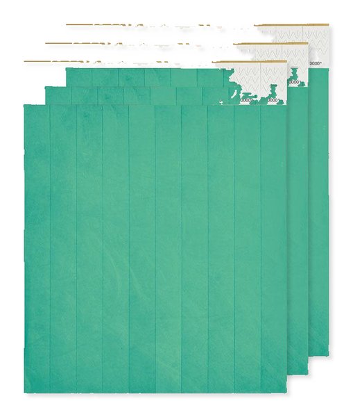 Pak van 3 GiftRetail MO8942 - TYVEK 1 Vel met 10 event armbandjes