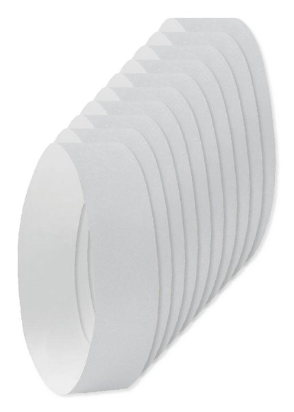 Pack of 10 GiftRetail MO8942 - Durable Tyvek Event Wristbands - Pack of 10