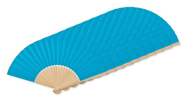 Pack of 10 GiftRetail MO6828 - FANNY PAPER Elegant Bamboo and Paper Handheld Fan