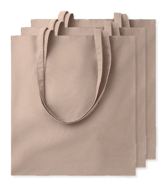 Pak van 30 GiftRetail MO9268 - COTTONEL COLOUR + Katoenen boodschappentas
