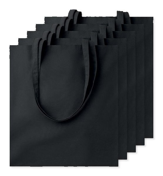 Pak van 50 GiftRetail MO9268 - COTTONEL COLOUR + Katoenen boodschappentas