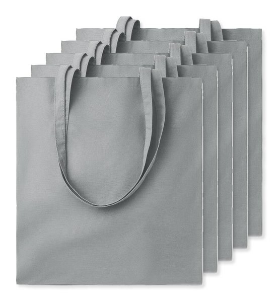 Pak van 50 GiftRetail MO9268 - COTTONEL COLOUR + Katoenen boodschappentas