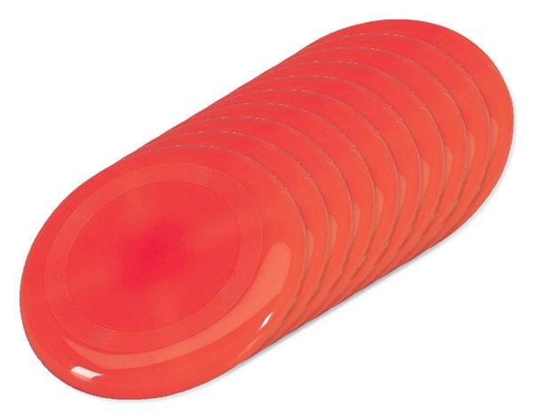 Pak van 10 GiftRetail KC1312 - SYDNEY Frisbee 23 cm