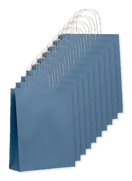 Pak van 10 GiftRetail MO6173 - PAPER TONE M Medium papieren geschenktas