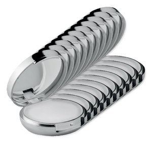 glanzend zilver