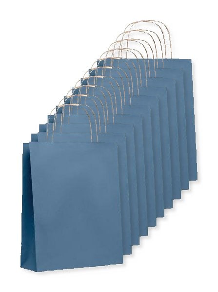 Pak van 10 GiftRetail MO6172 - PAPER TONE S Milieuvriendelijke Kleine Kraft Papieren Draagtas