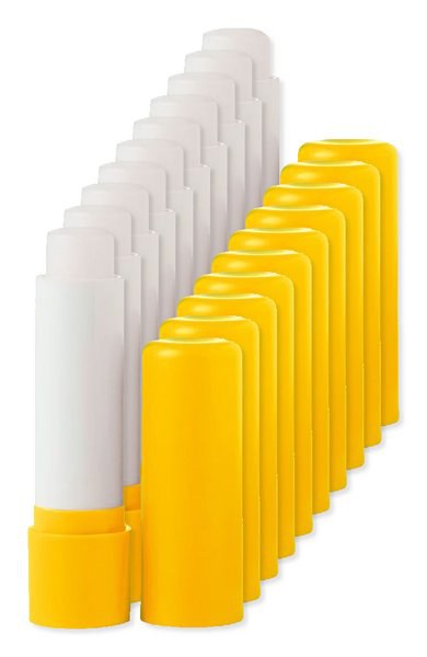 Pak van 100 GiftRetail IT2698 - GLOSS Natuurlijke Beschermende Lipbalsem met Kleur