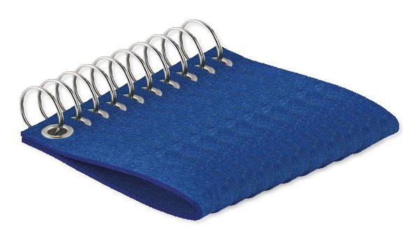 Pak van 10 GiftRetail MO6508 - SUORA RPET vilten sleutelhanger