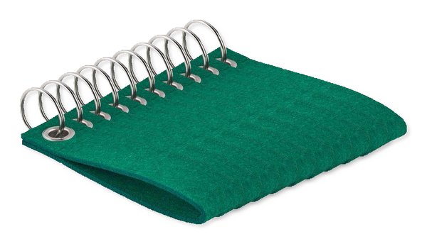 Pak van 10 GiftRetail MO6508 - SUORA RPET vilten sleutelhanger