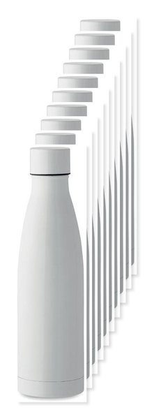 Pack of 10 GiftRetail MO9812 - BELO BOTTLE 500ml Copper Insulated Stainless Steel