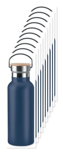 Pak van 100 GiftRetail MO9431 - HELSINKI Dubbelwandige fles 500ml